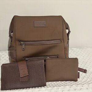 like new used maybe 5 times , diaper book bag with changing table